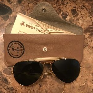Vintage B & L Ray-Ban Aviator Sunglasses